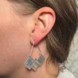 Silver Triptych Earrings