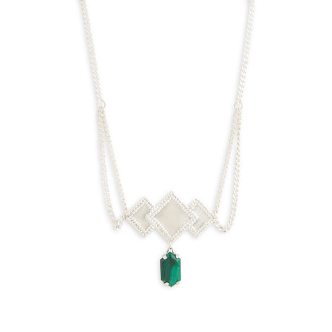Deco Triptych Pendant by Tara Lofhelm