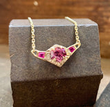 Pink Angularity Pendant