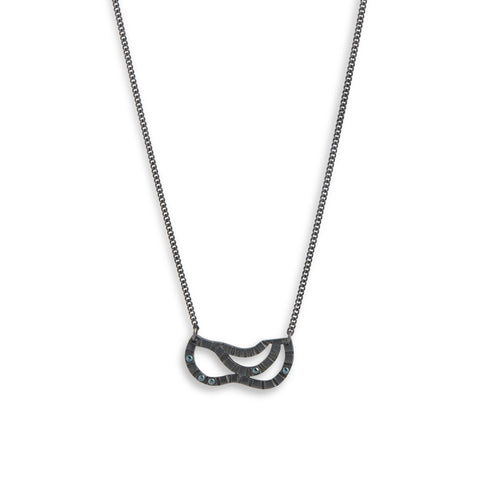 Diamond Gestures Pendant by Tara Lofhelm
