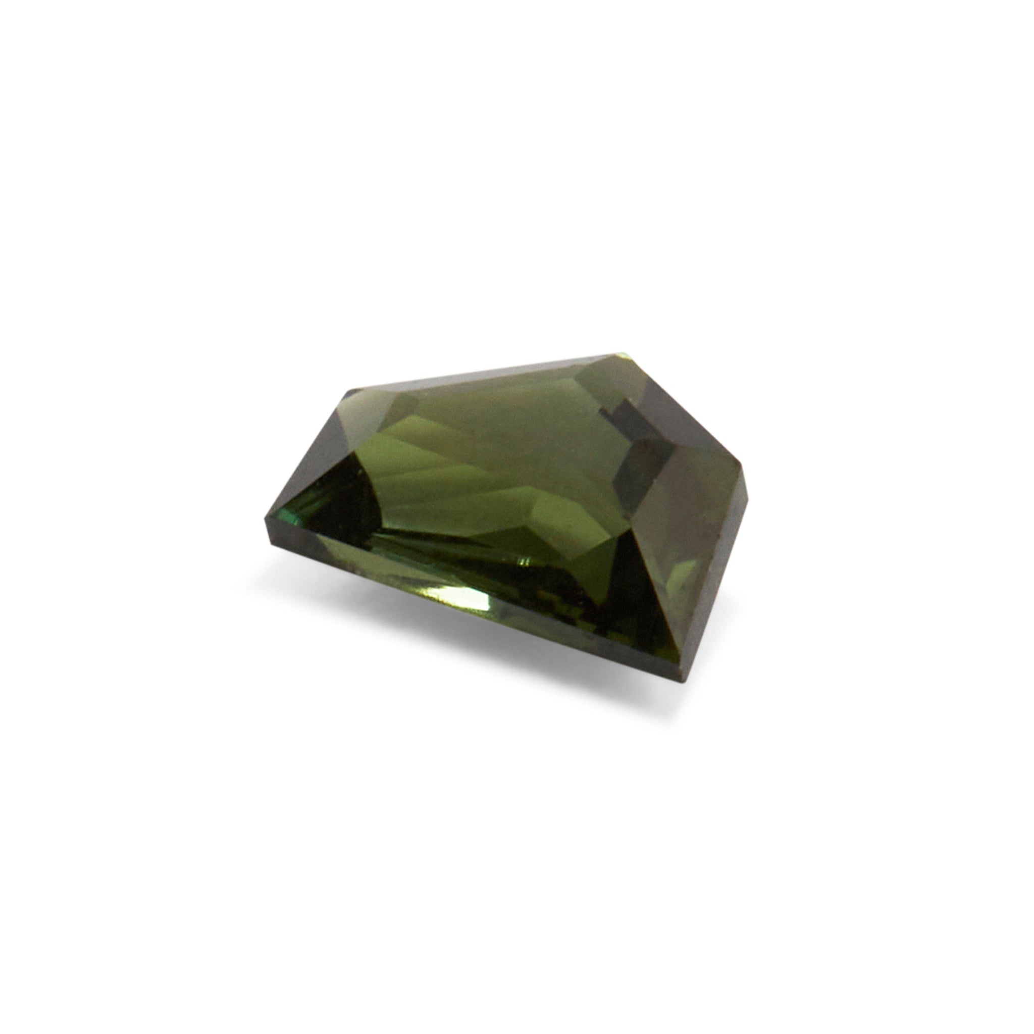 0.97ct Freeform Cut Green Australian Sapphire