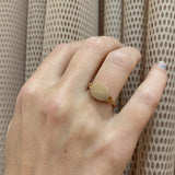 Rose Antilopine Signet Ring