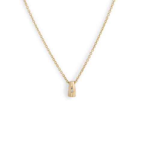 Mini Lithic Sapphire Pendant