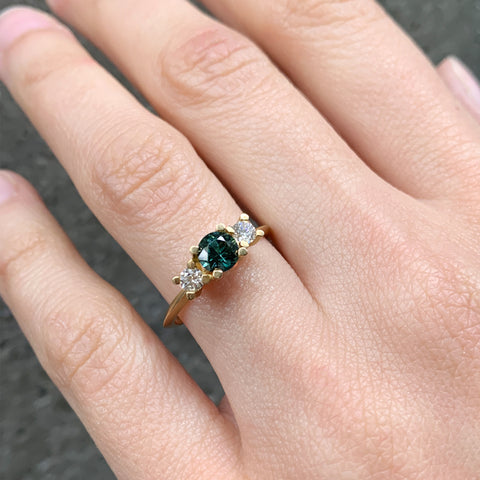 Heartbeat Parti Sapphire Diamond Love Ritual Ring