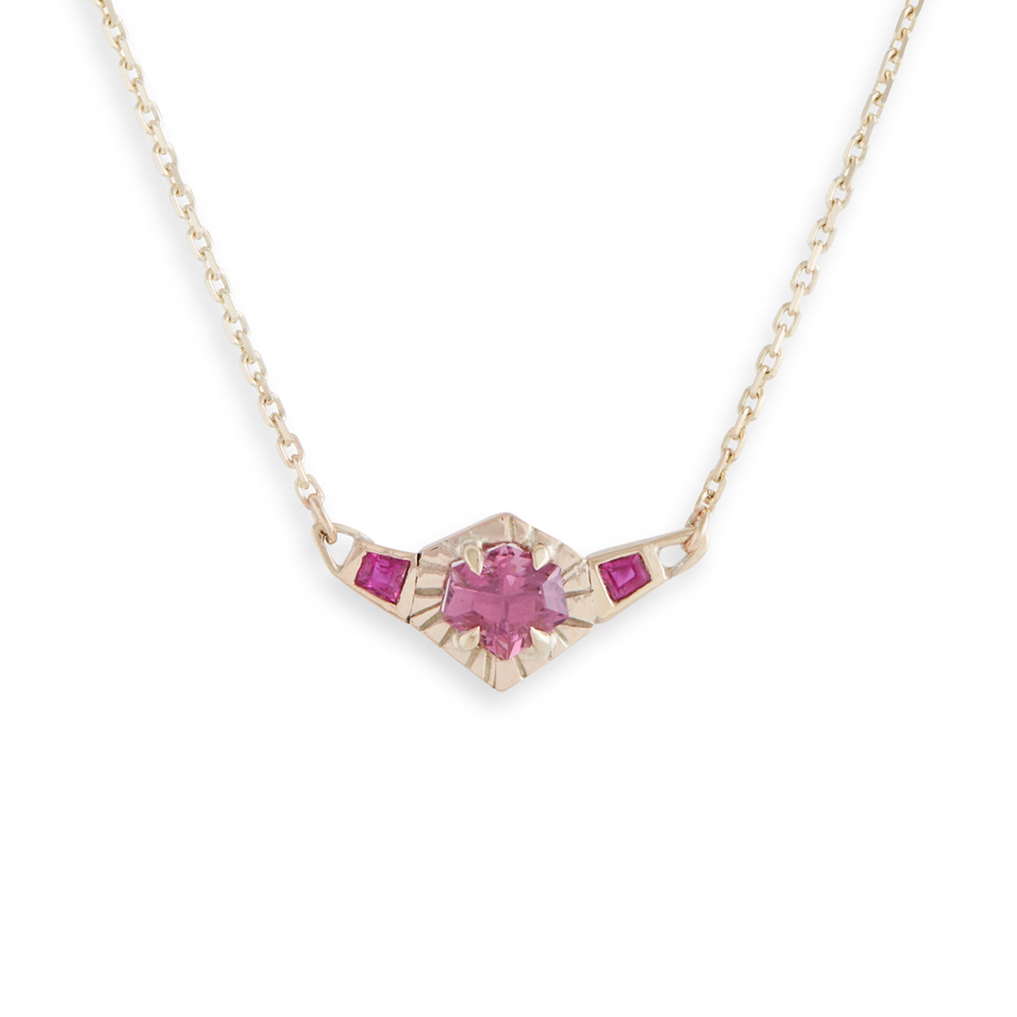 Pink Angularity Pendant