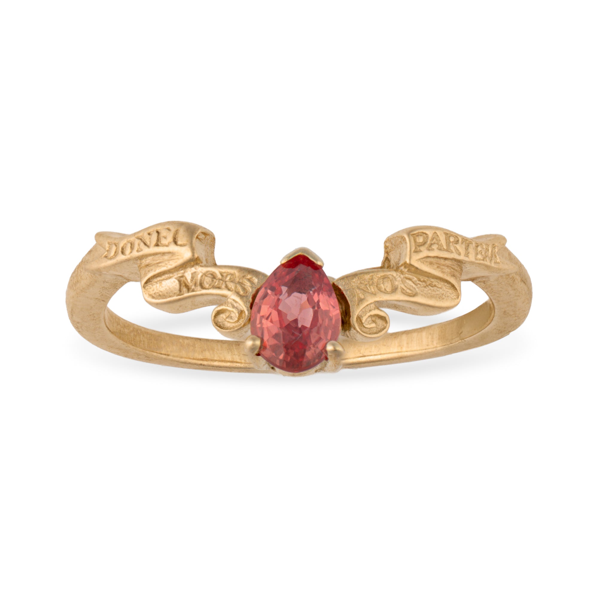 Red Sapphire Ribbon Ring