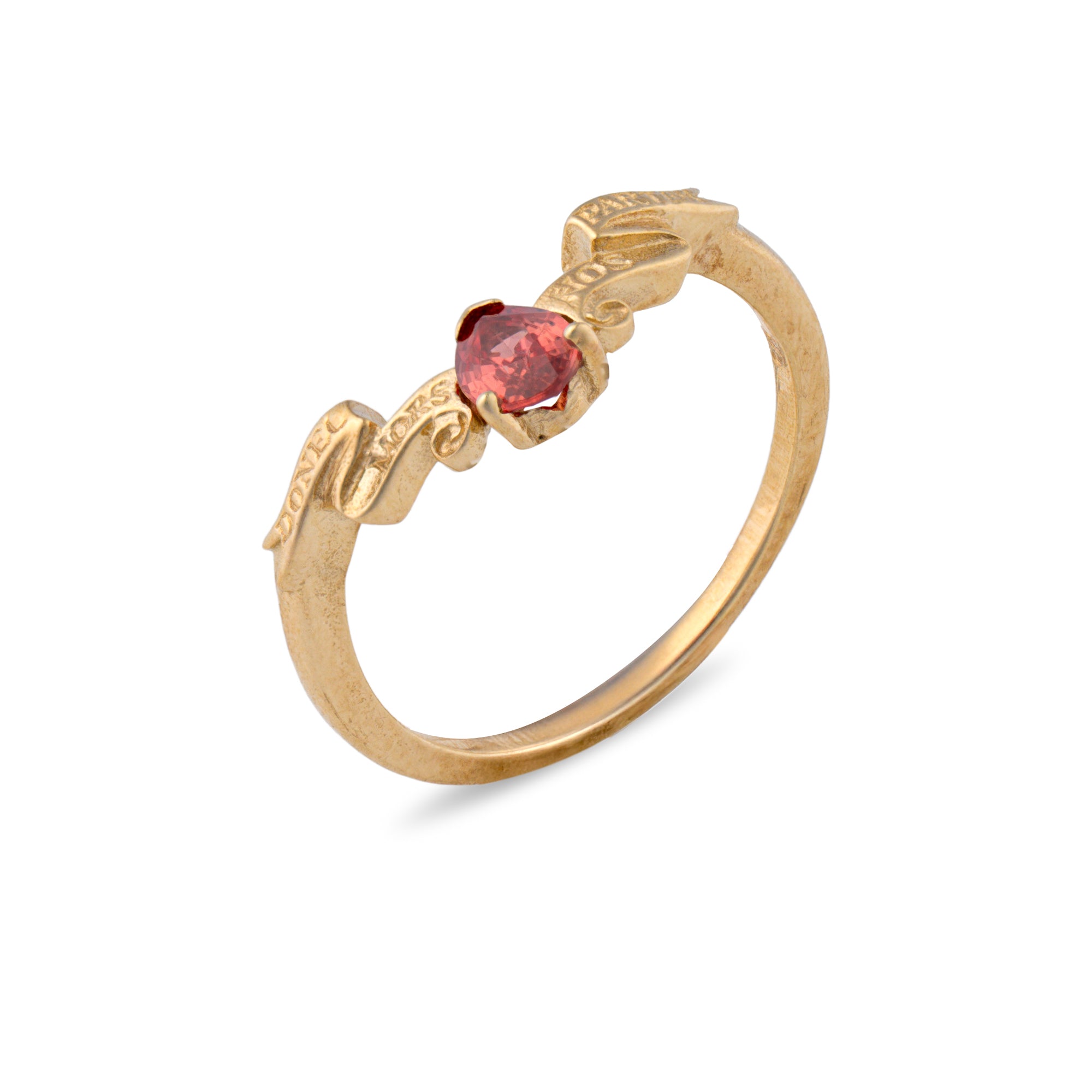 Red Sapphire Ribbon Ring