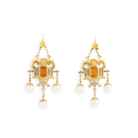 Tears of Aurora Earrings by William Llewellyn Griffiths