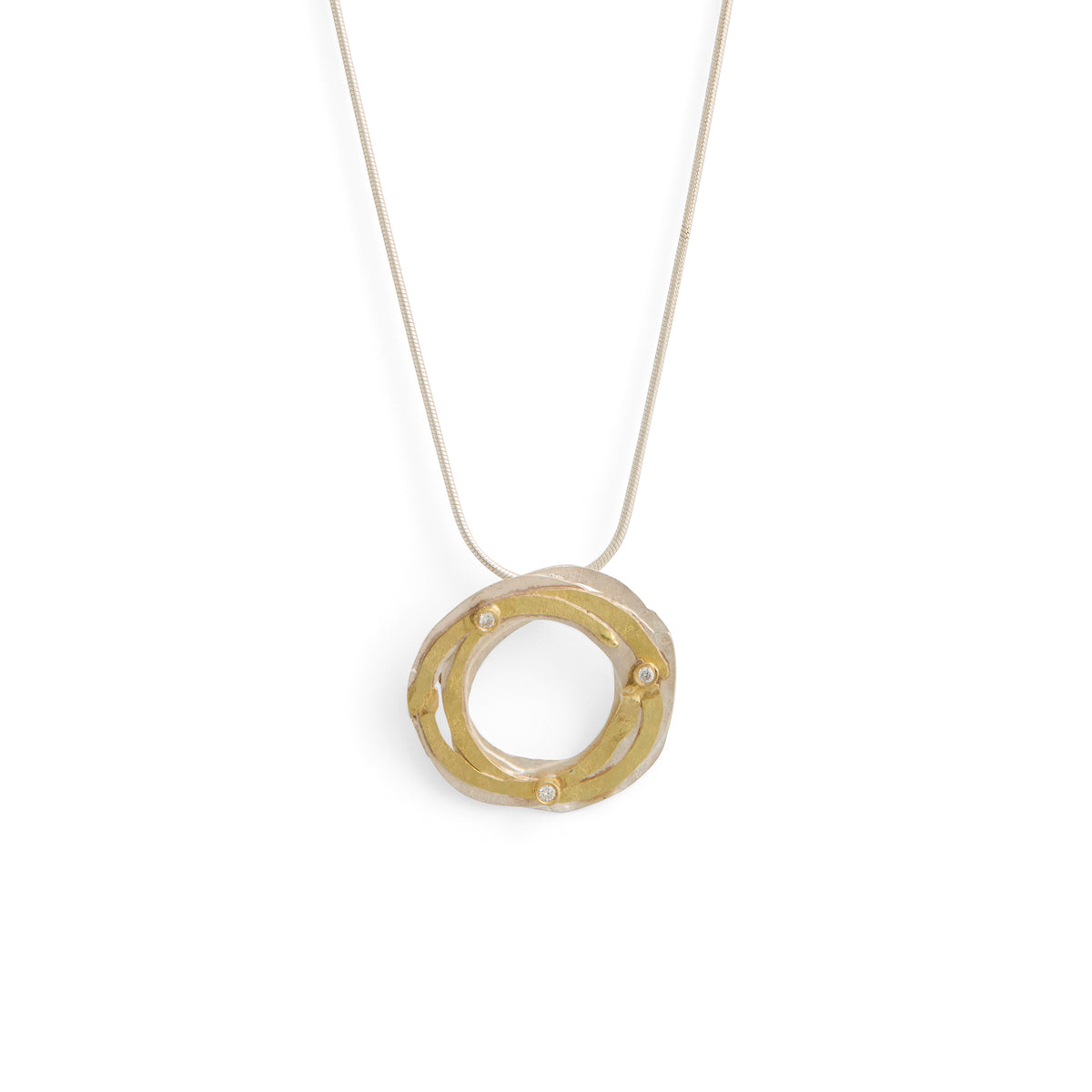 Wrap With Diamonds Pendant