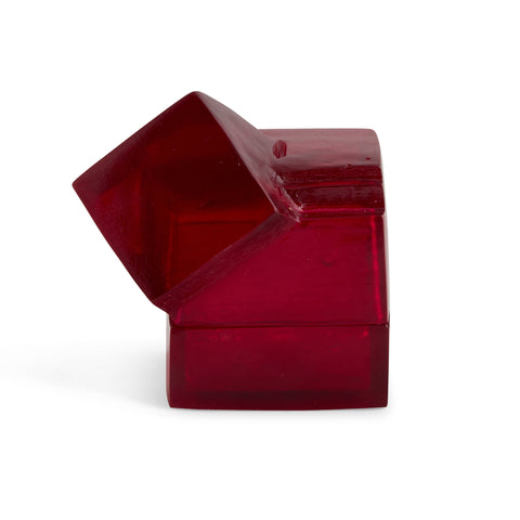 Ruby Red Cube Box by Kate Rohde