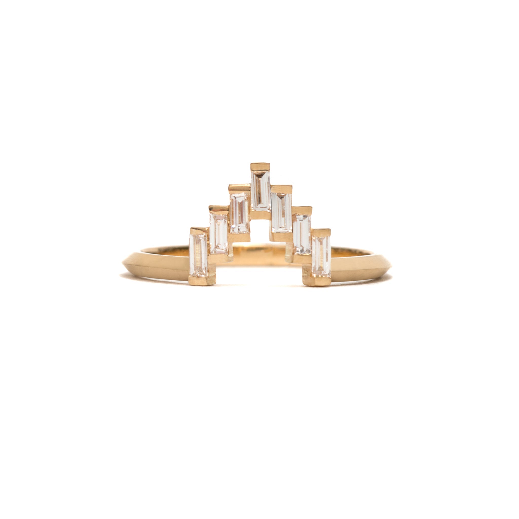 Diamond Baguette Skyline Ring