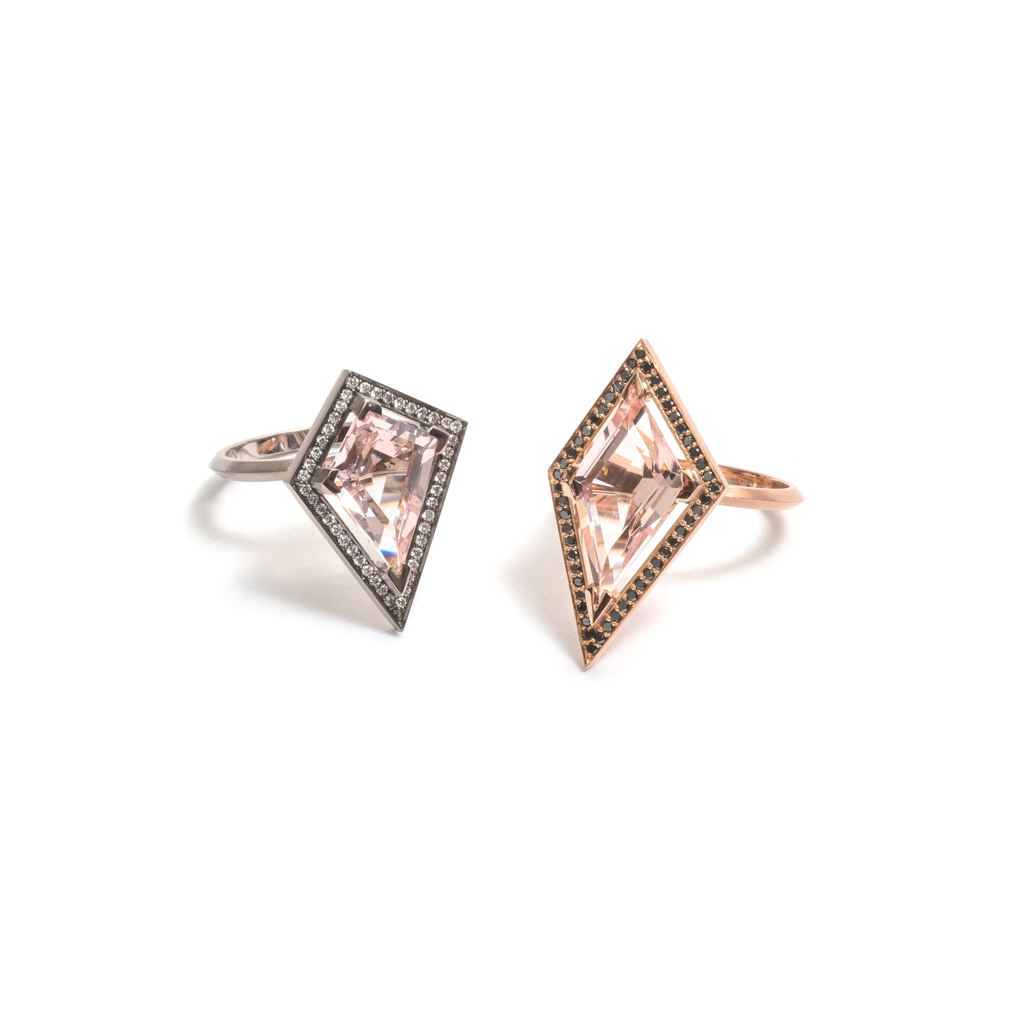 Morganite Elevate Halo