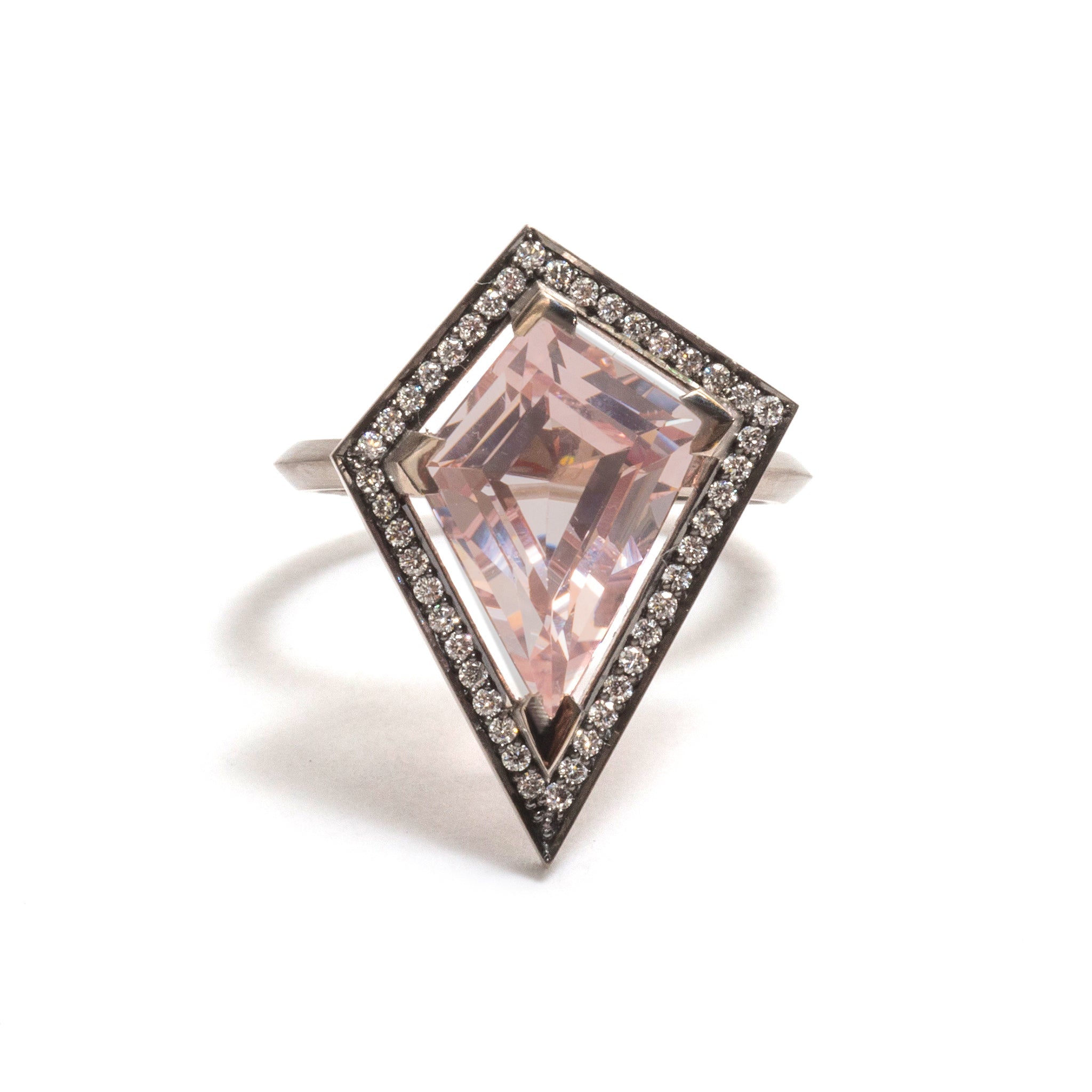 Morganite Elevate Halo