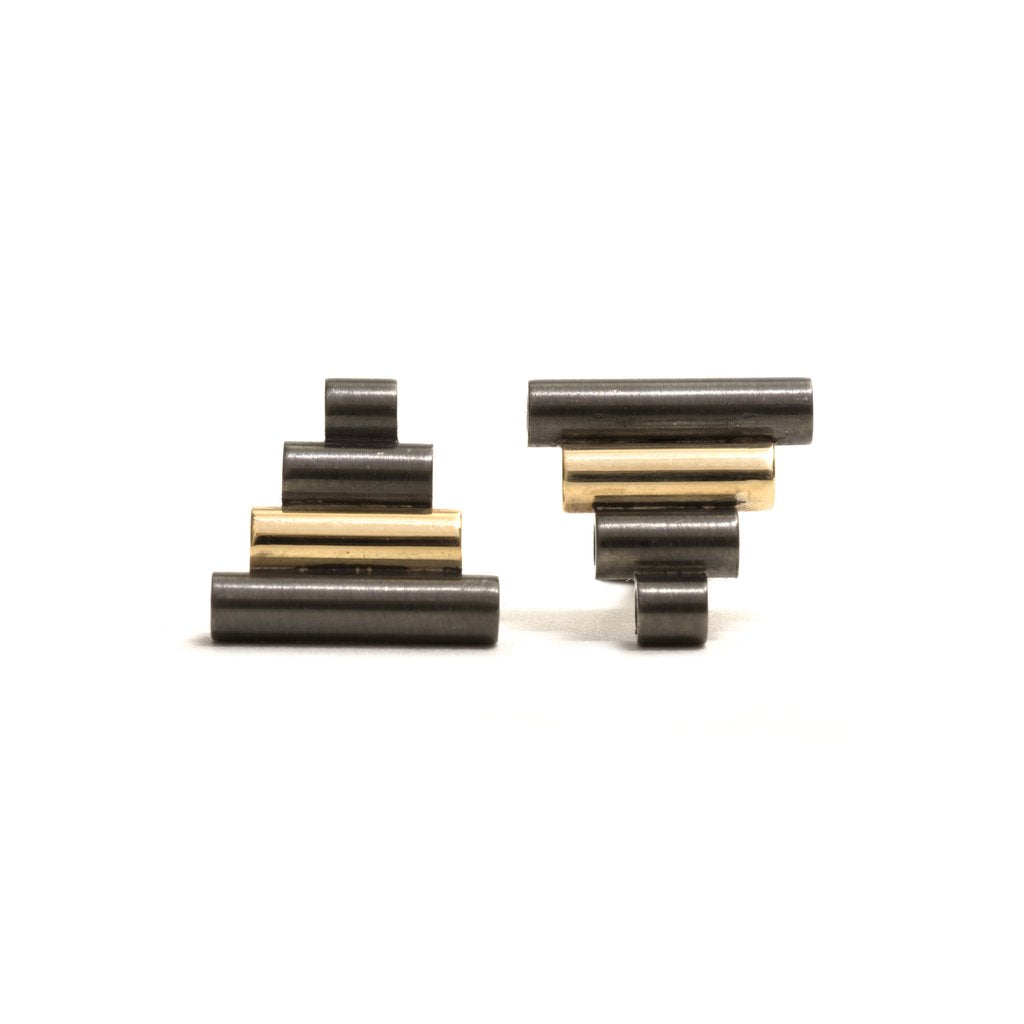 Pyramid Stud Earrings