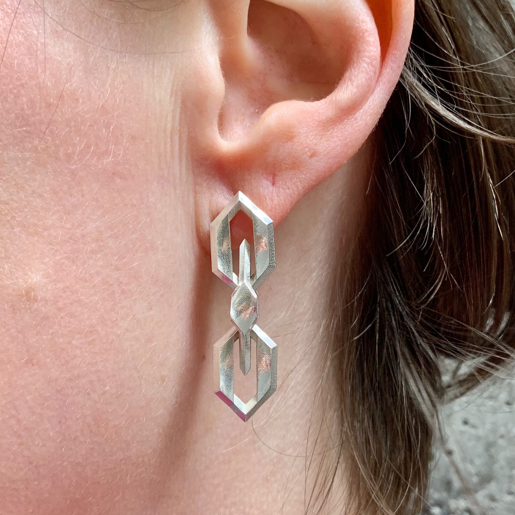 Graphene Drop Earrings