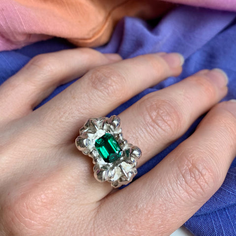 Unresolved Hydrothermal Emerald Ring
