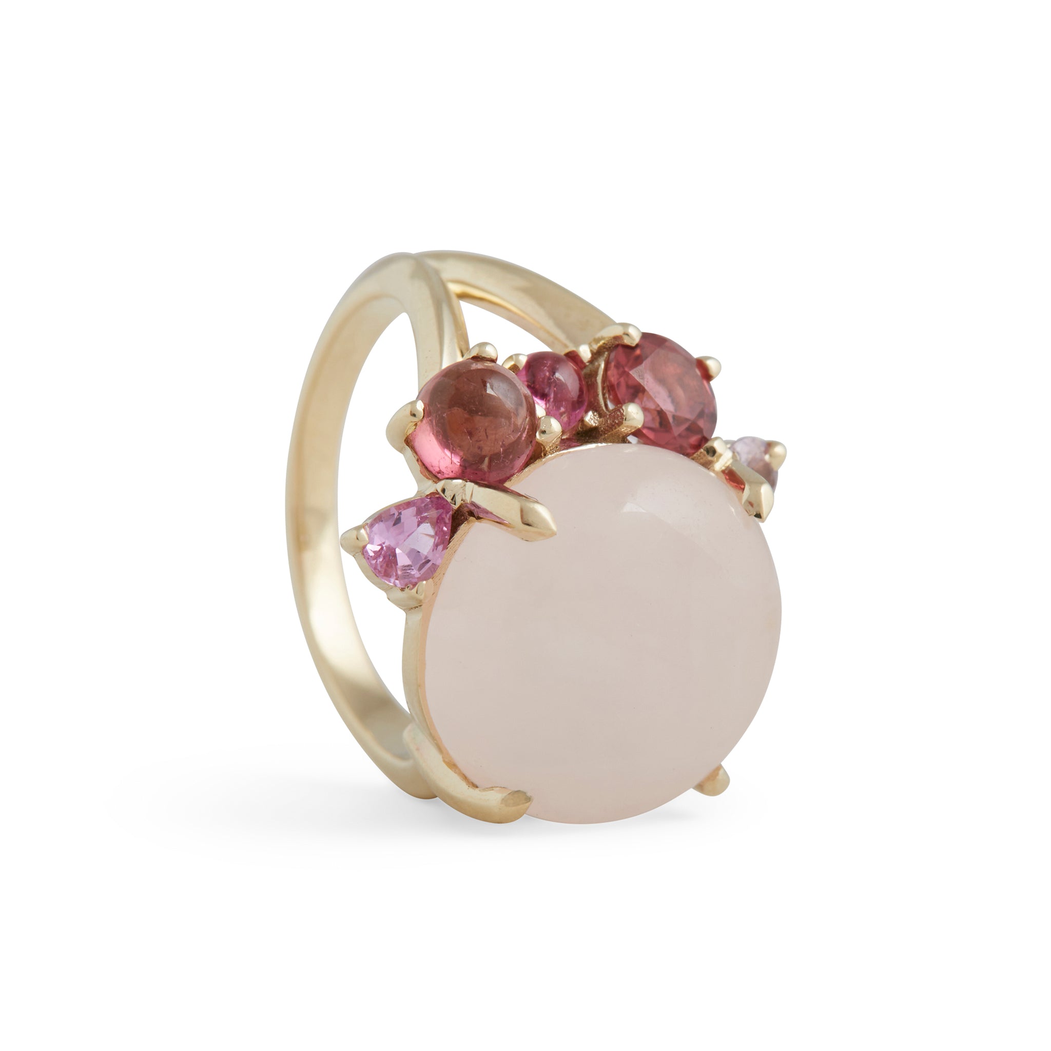 Kaleidoscope Pink Gem Ring