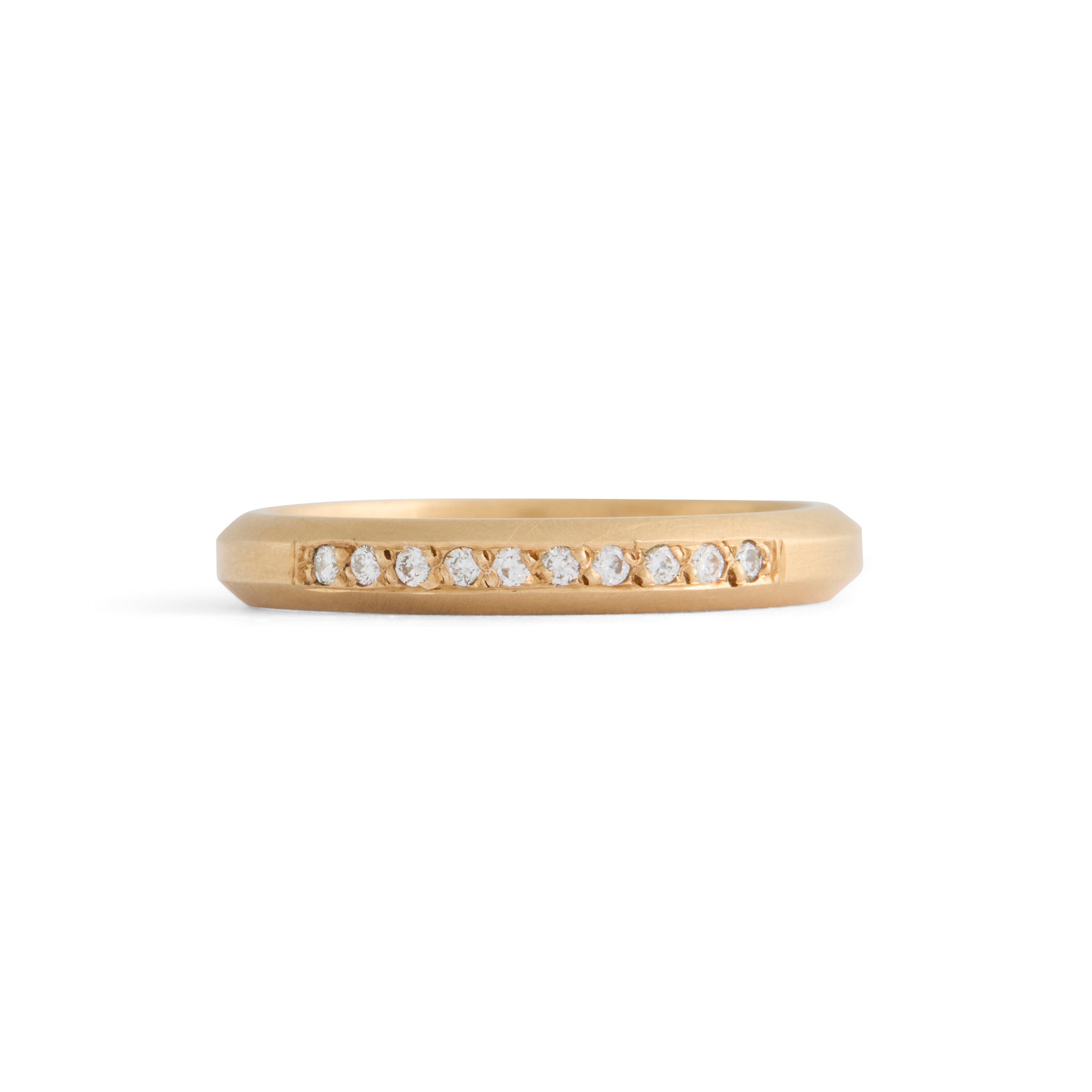 Low Profile Diamond Ring