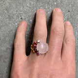 Kaleidoscope Pink Gem Ring