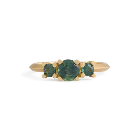 Heartbeat Parti Sapphire Love Ritual Ring by Melanie Katsalidis