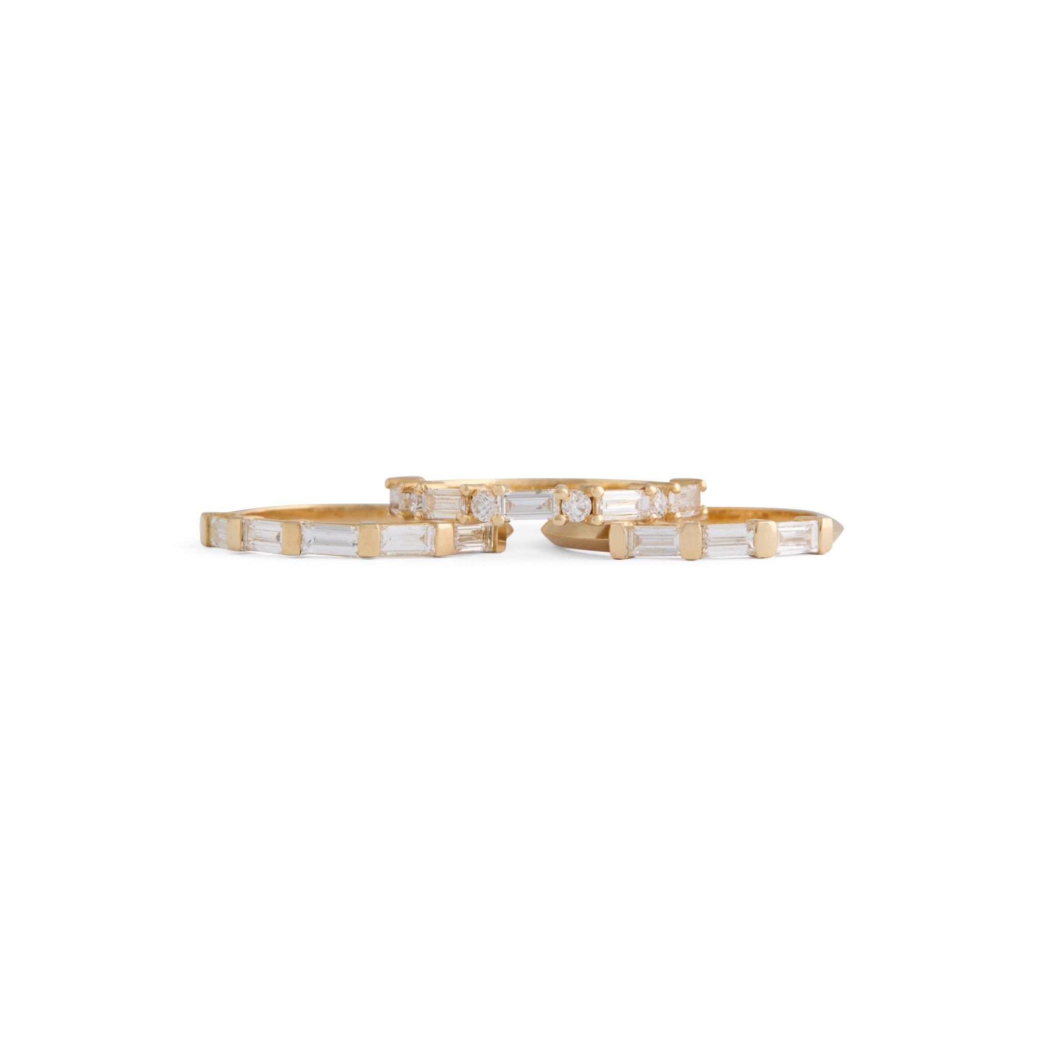 Five Stone Diamond Baguette Ring
