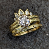 Champagne Diamond Stack Ring