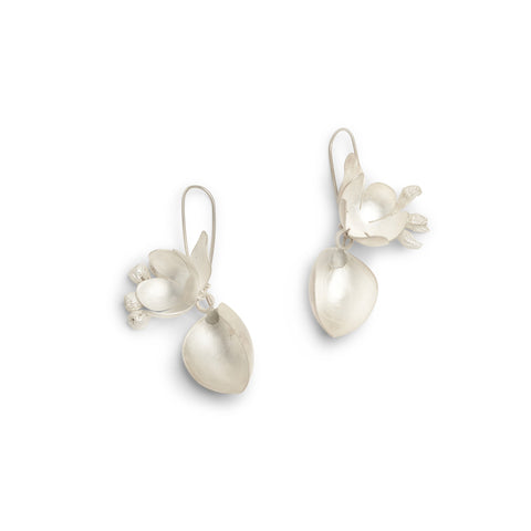 Silver Native Bouquet with Pod Earrings