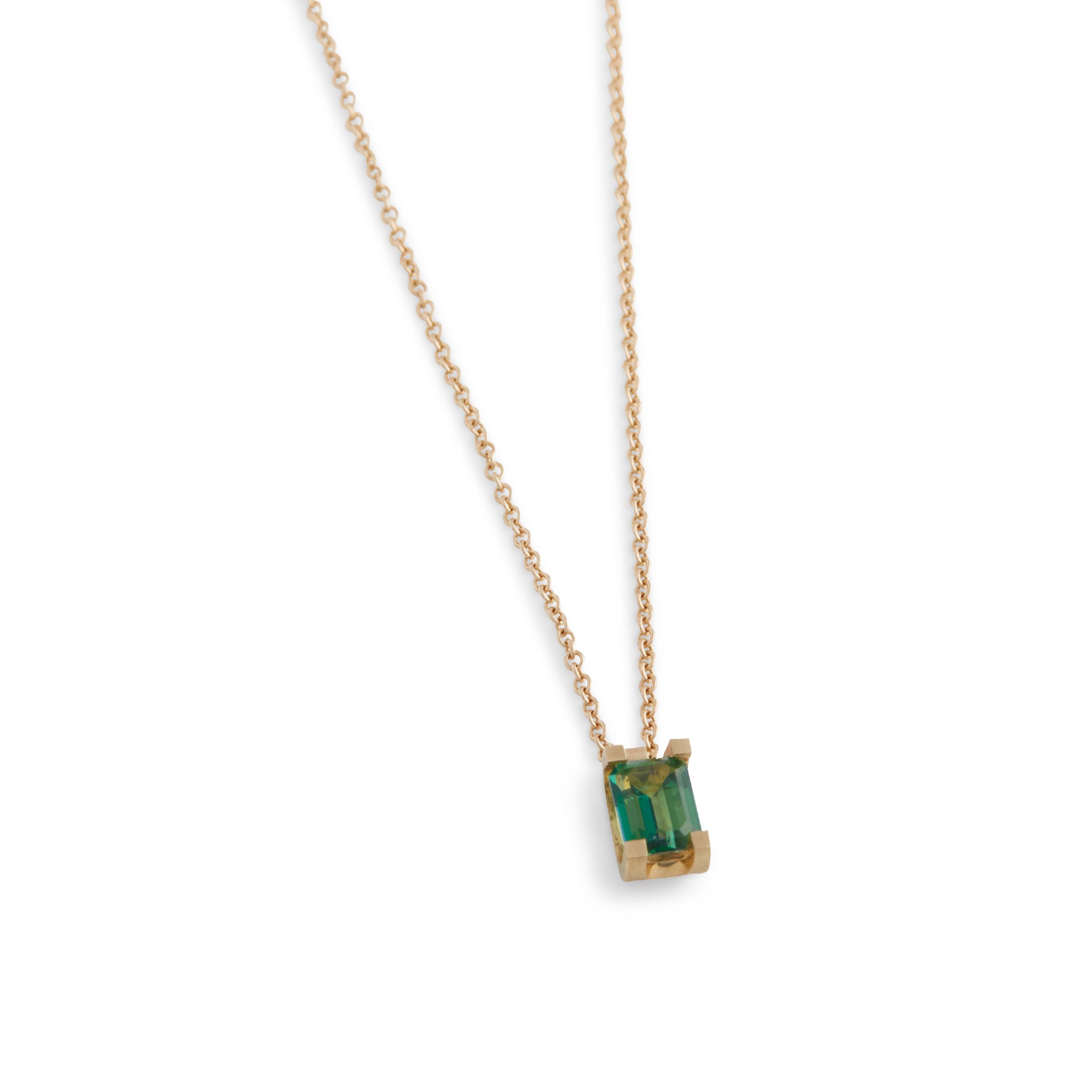 Curve Claw Topaz Pendant
