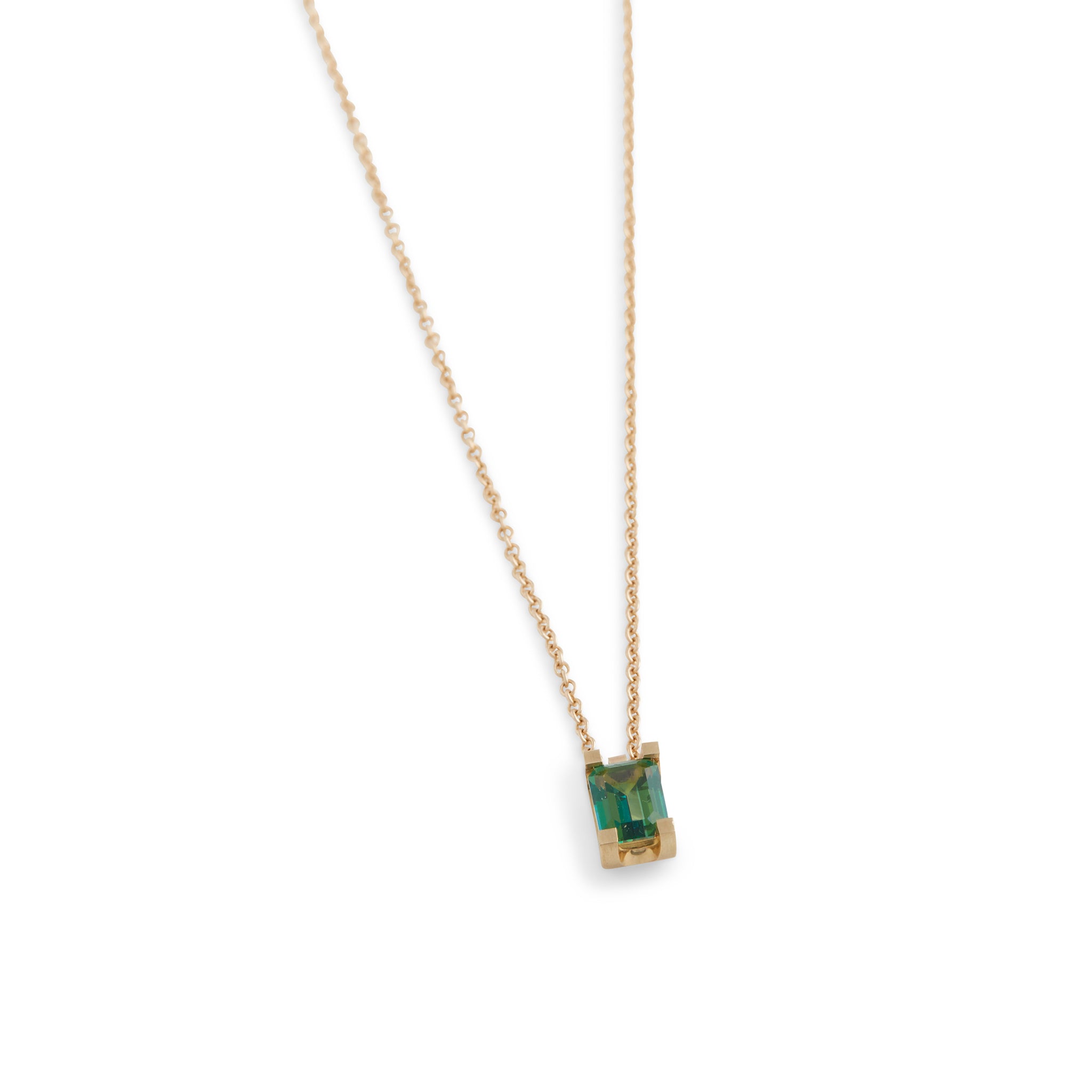 Curve Claw Topaz Pendant