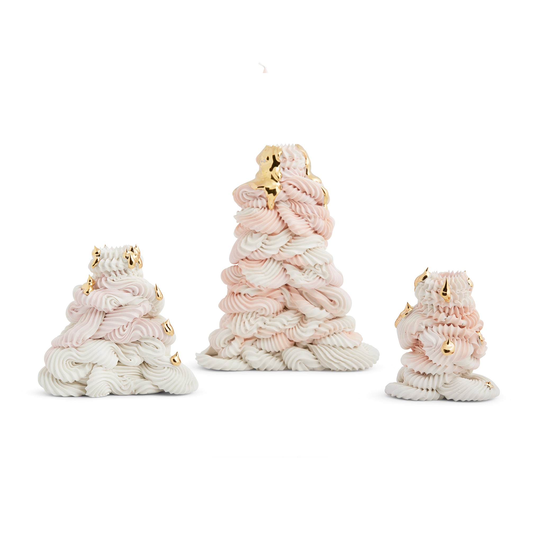 Melting Moment Peachy Swirl with Gold Desire - Tall