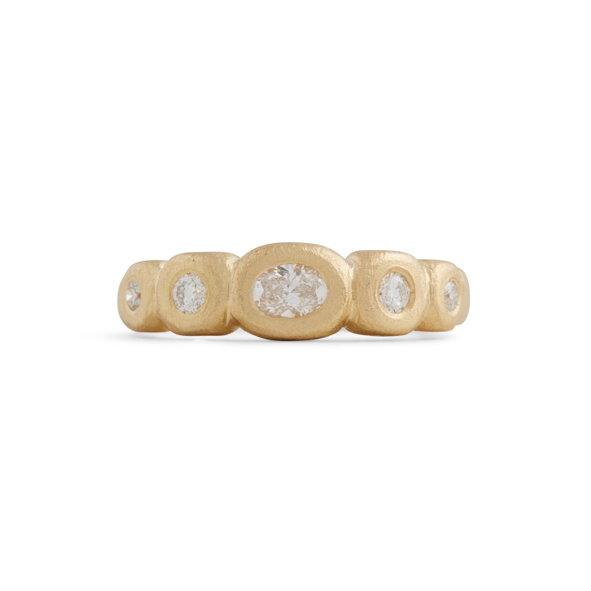 Sunlit River Stones Ring