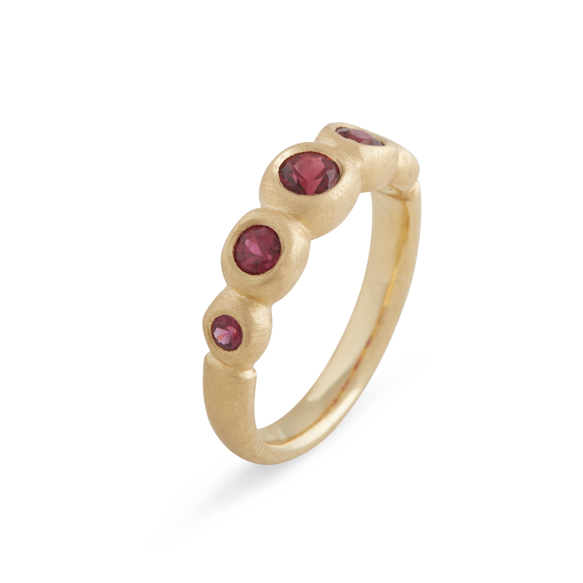 Summer Storm River Stones Ring