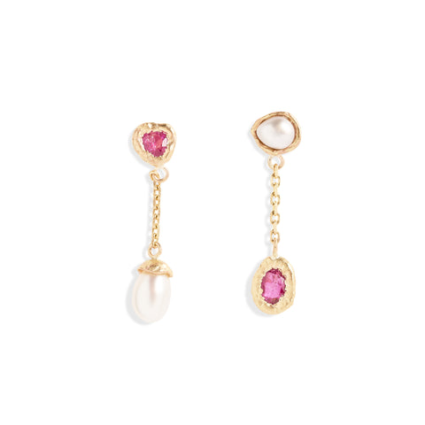 Kinship Hanging Stud Earrings by Julia Storey