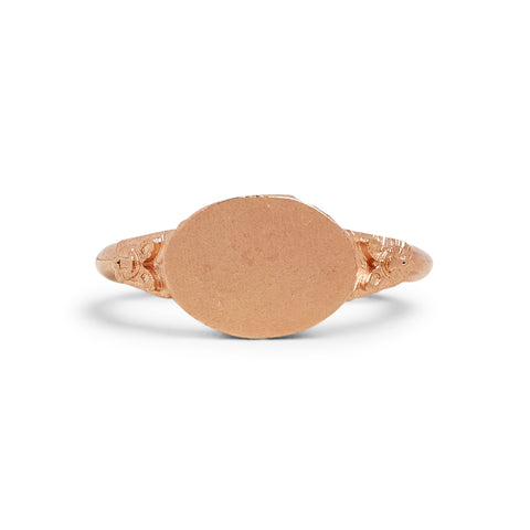 Rose Antilopine Signet Ring by Kim Victoria