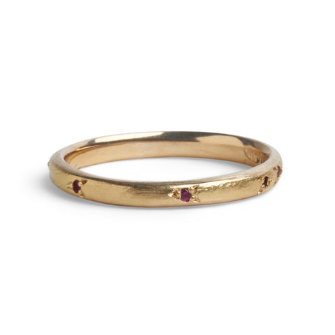 Scattered Stones Ruby Ring by Karla Way