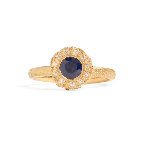 Precious Big Rock Sapphire Ring by Karla Way