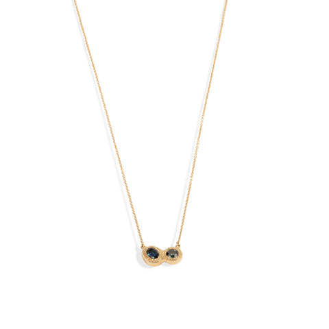 In Search of Wonder Sapphire Neckpiece by Luke Hammond