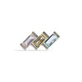 Juicy Triple Gem Stud Earring (Single)