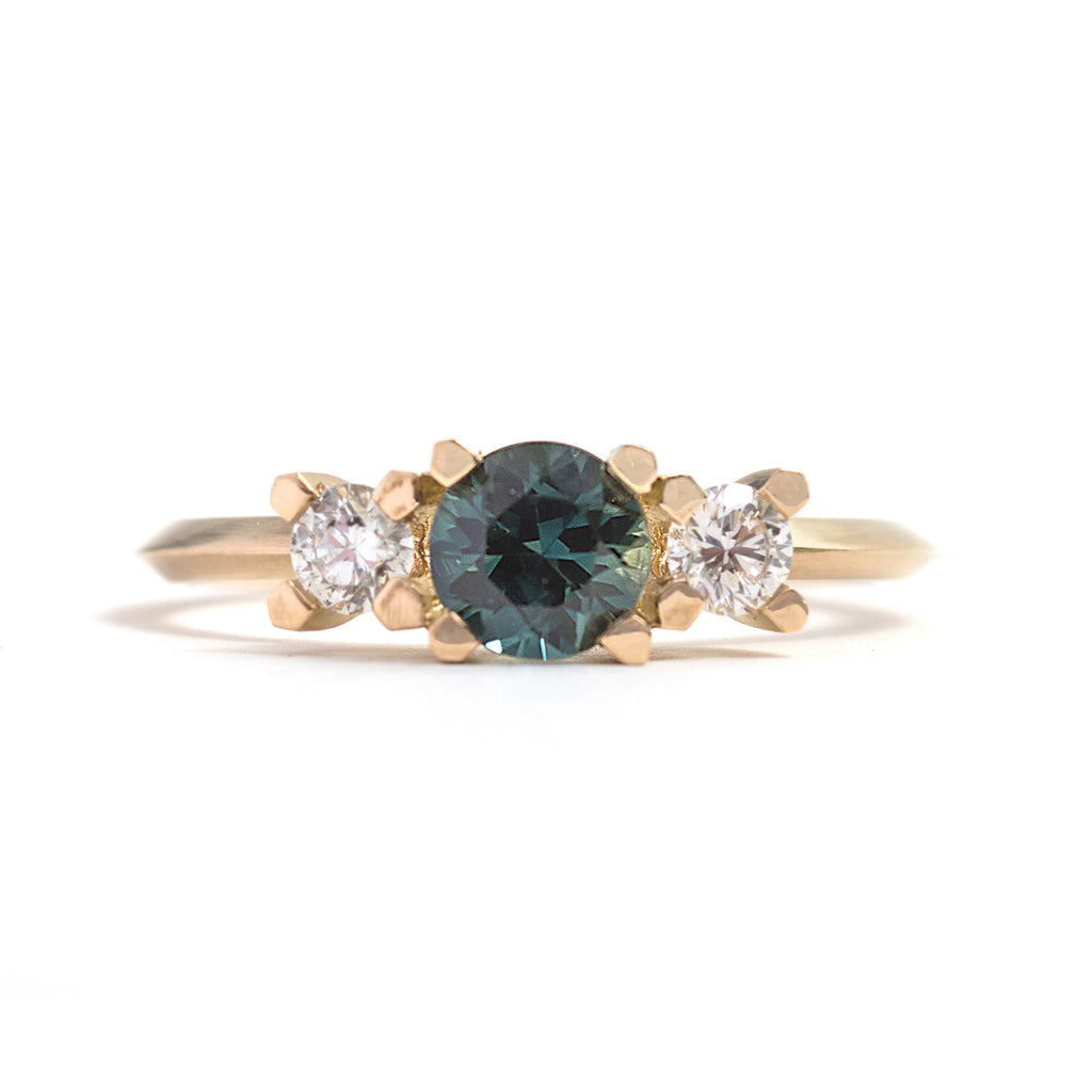 Diamond heartbeat shop ring