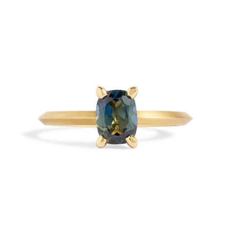 Classic I Cushion Love Ritual Ring by Melanie Katsalidis