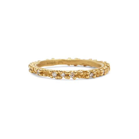 Double Beaded Diamond Band by Ruth Tomlinson