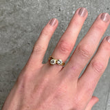 Old Cut and Champagne Diamond Stack (Set of Two) Ring
