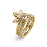 Old Cut Diamond Stack Ring