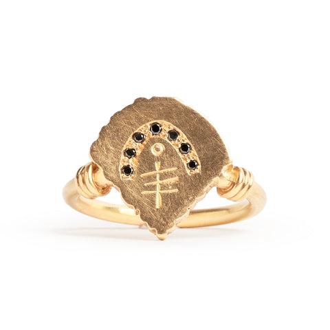 Diamond Divination Ring by Tara Lofhelm