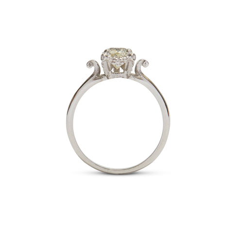 Veiled Drop Ring