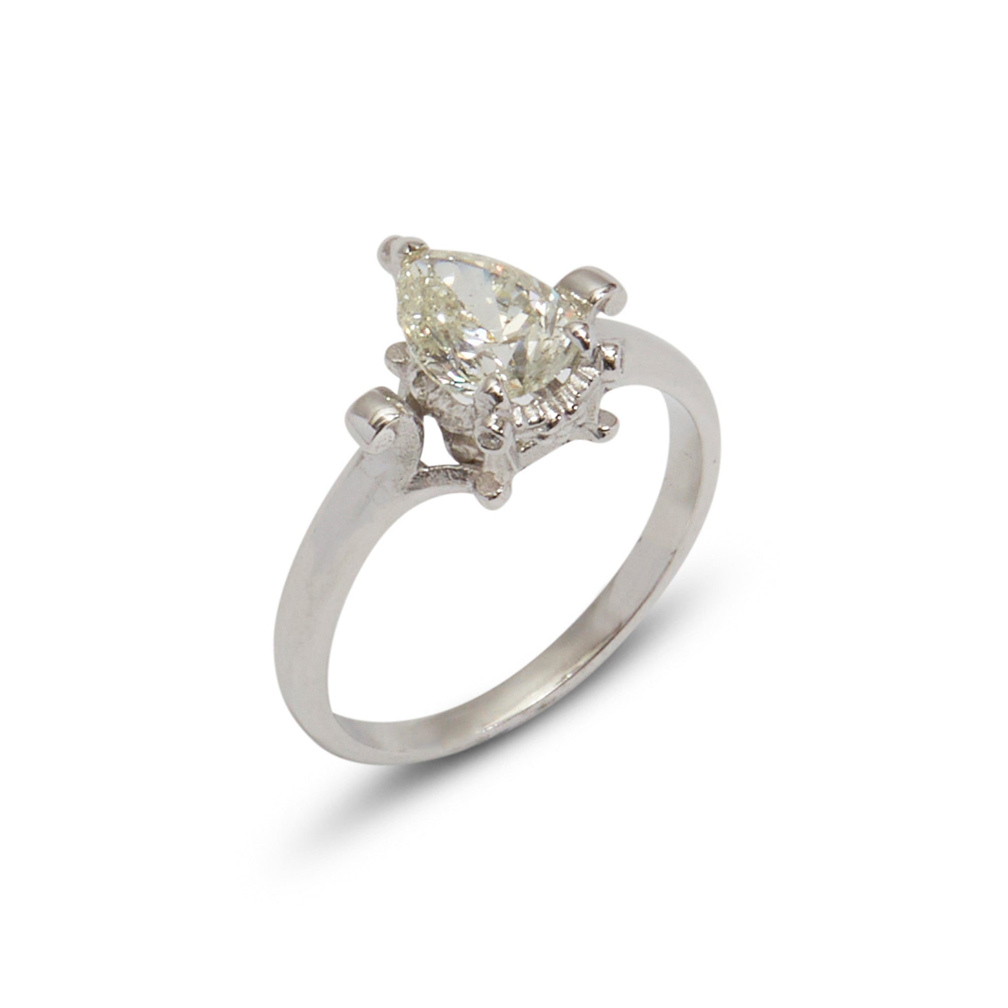 Veiled Drop Ring