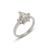 Veiled Drop Ring