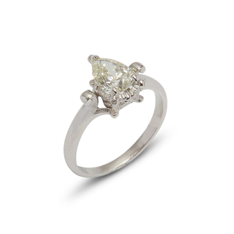 Veiled Drop Ring