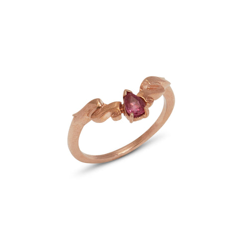 Veiled Ruby Ring