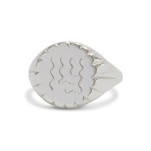 ILY Squiggle Ring by Anna Marrone